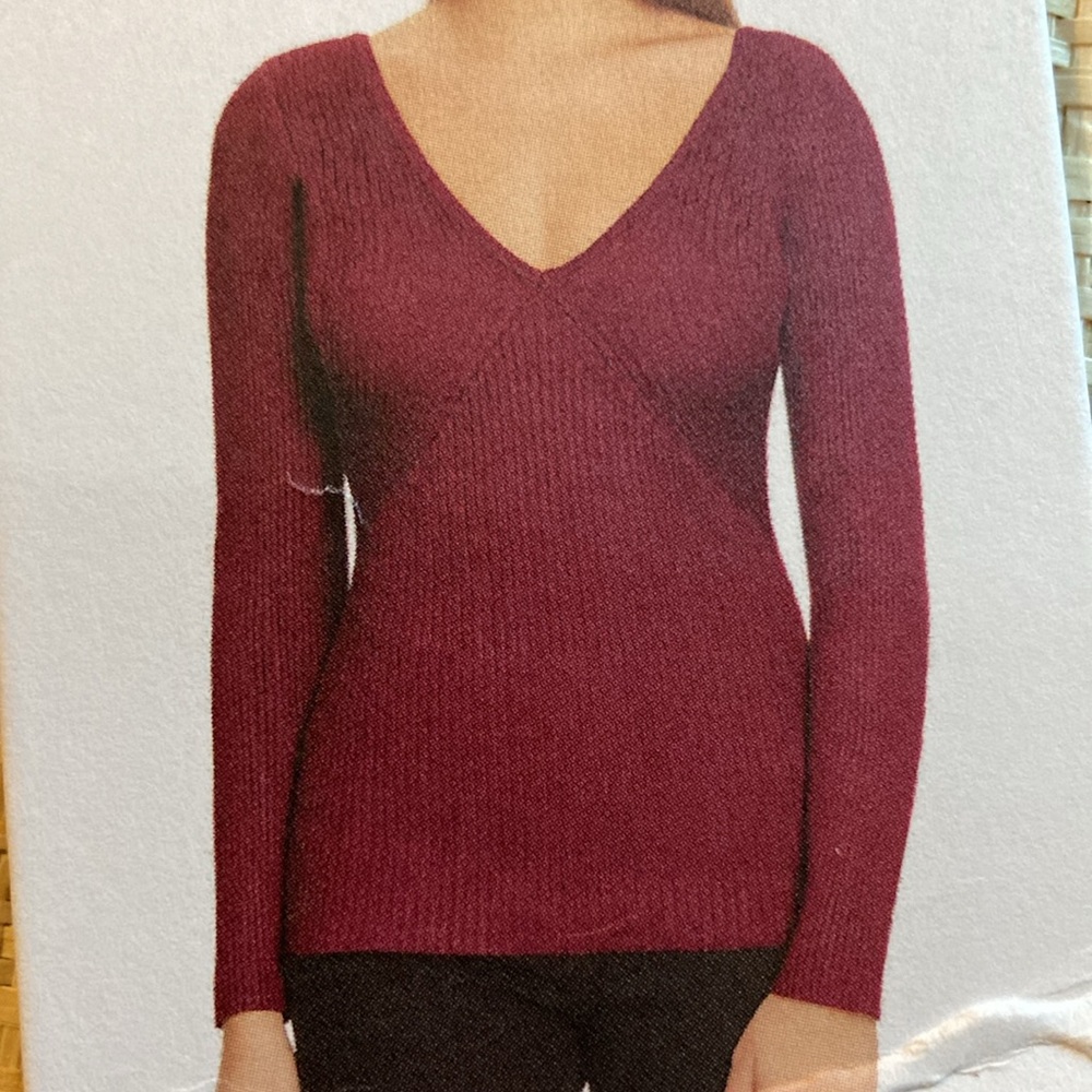 Sofia Jeans Reform Knit Superstretch Ribbed ling sleeveless sweater Sz XS-S NWT